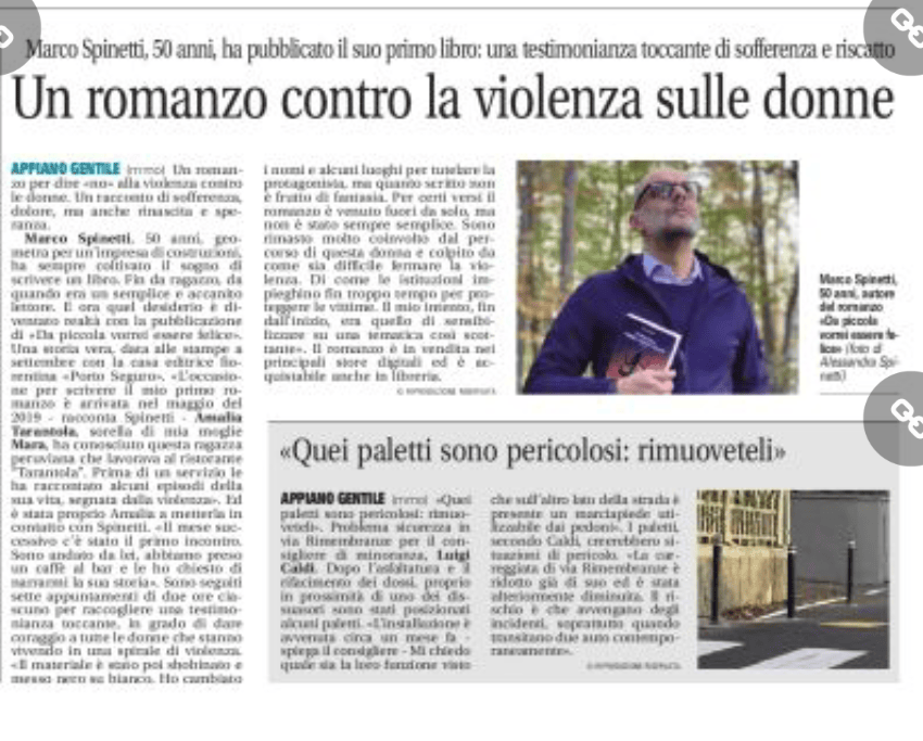 Rassegna stampa dedicata a Marco Spinetti